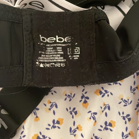 Bebe bra it’s black with white writing that says Bebe on the strap.Wore maybe 2 - Picture 3 of 3